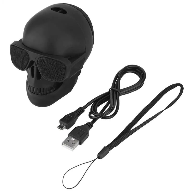 Skull Head Speaker Portable Mini Bluetooth-compatible